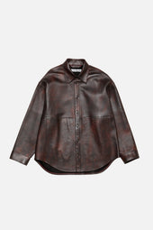 Leather Overshirt