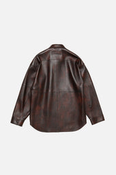 Leather Overshirt