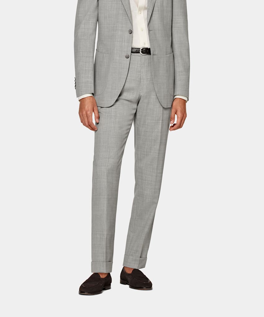 Perennial Slim Leg Tapered Suit Trousers