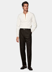 Straight Leg Suit Trousers