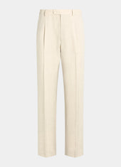 Wide Leg Straight Suit Trousers