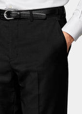 Slim Leg Straight Suit Trousers