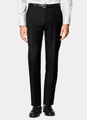 Slim Leg Straight Suit Trousers