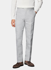 Slim Leg Straight Suit Trousers