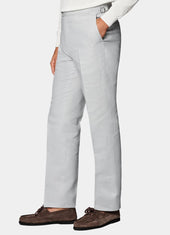 Slim Leg Straight Suit Trousers
