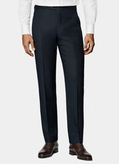 Bird S Eye Slim Leg Straight Suit Trousers