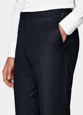 Bird S Eye Straight Leg Suit Trousers