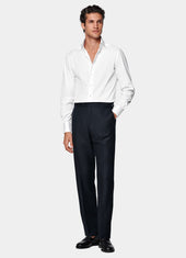 Bird S Eye Straight Leg Suit Trousers