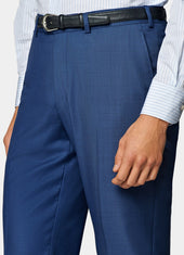 Slim Leg Straight Suit Trousers