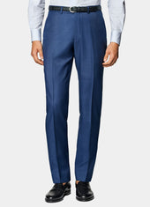 Slim Leg Straight Suit Trousers