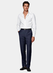 Straight Leg Suit Trousers