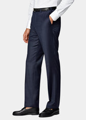 Straight Leg Suit Trousers