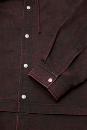 Layered Hooded Jacket