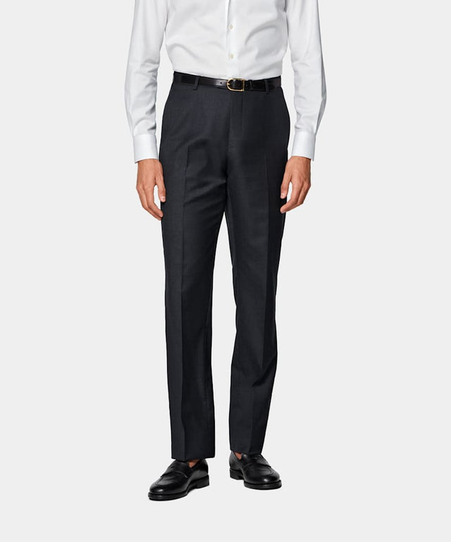 Dark Grey Perennial Straight Leg Suit Trousers