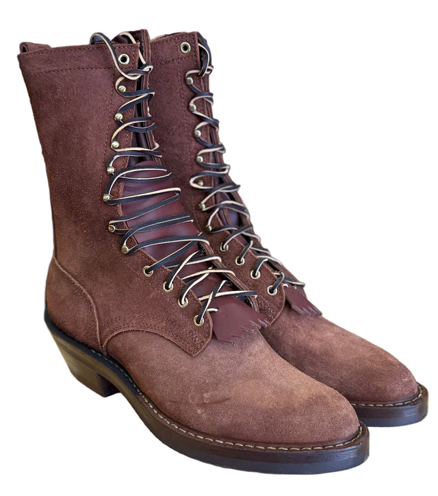 Drew’s Brown Roughout Cascade Riding Packer #DP10C Size 12B