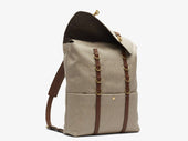 M S Backpack Grand Herringbone Cuoio