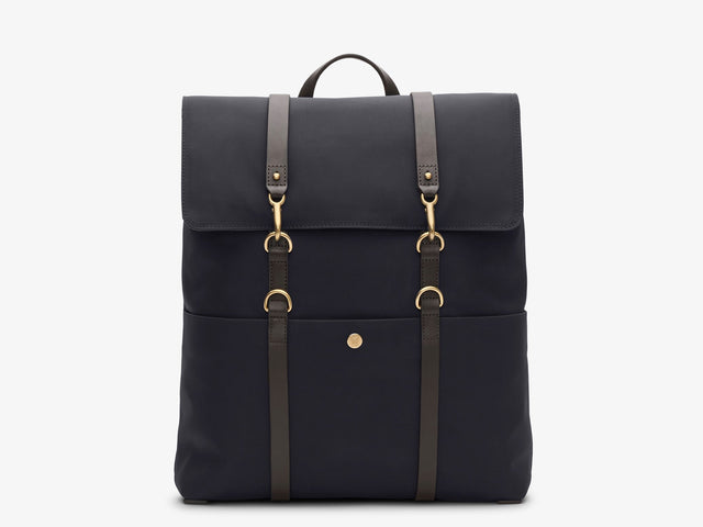 M/S Backpack – Navy/Dark Brown
