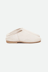 Off White Denim Handmade Slip On