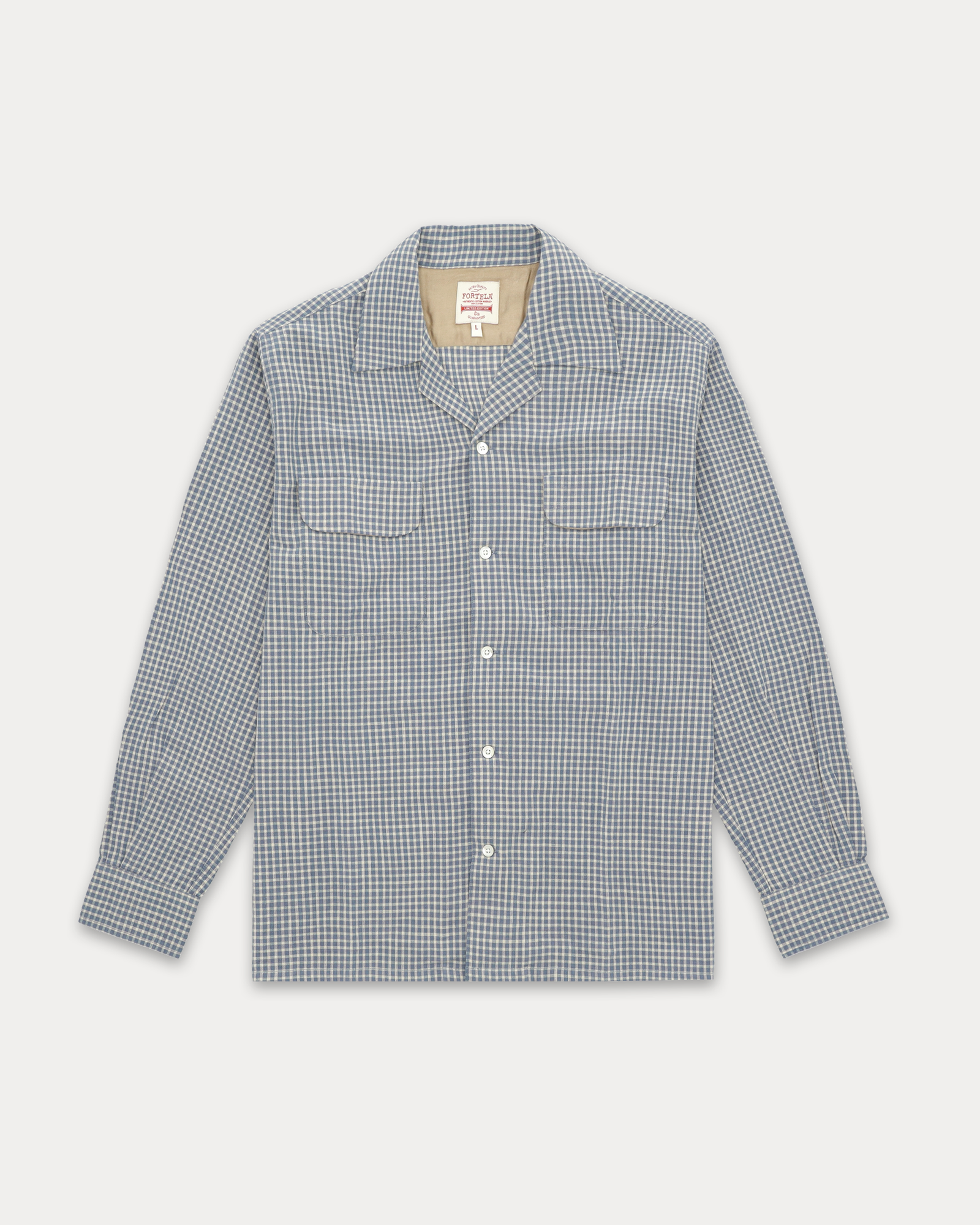 Baker Camicia Bowling In Cotone Vichy