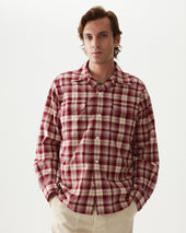 Baker Camicia Bowling In Cotone A Quadri