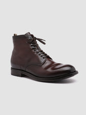 Balance 003 Leather Lace Up Boots