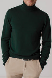 Sweater Col Roul Briac Villongo En Laine