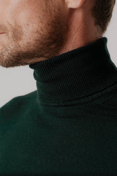 Sweater Col Roul Briac Villongo En Laine