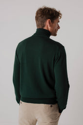 Sweater Col Roul Briac Villongo En Laine