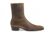 Cash Waxy Leather Boots