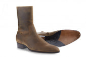 Cash Waxy Leather Boots