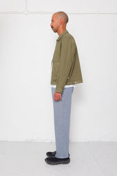 Barrel Leg Jean Ticking Stripe