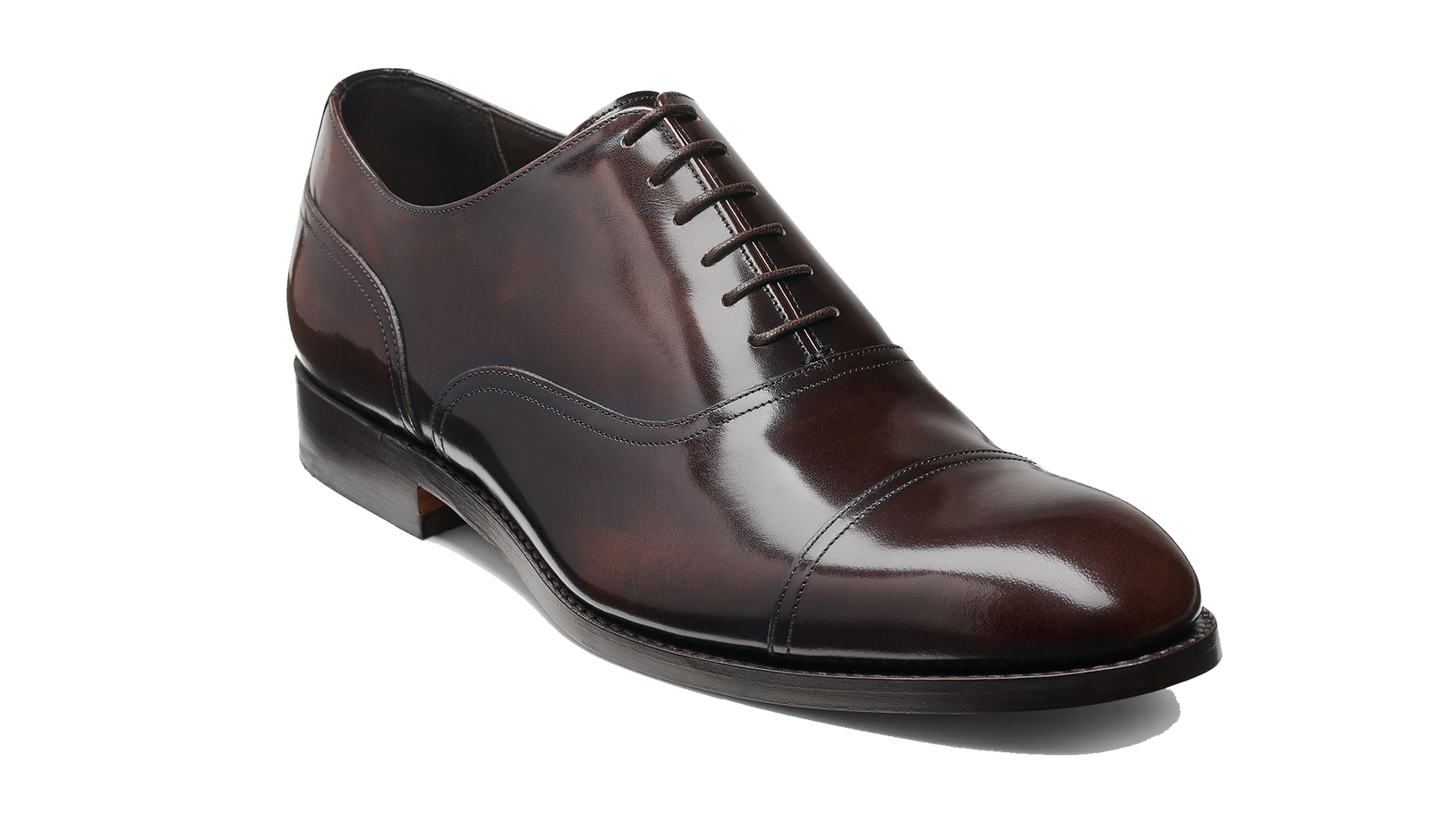 Bates Dark Brown Hi Shine