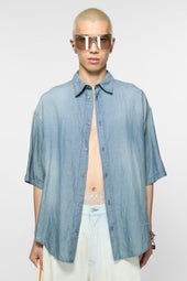 Button Up Shirt Logo Stamp