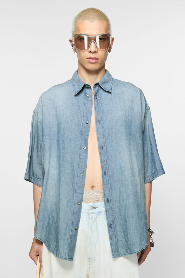 Button Up Shirt Logo Stamp