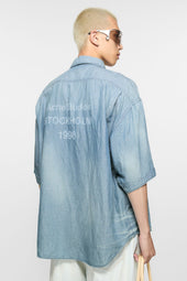 Button Up Shirt Logo Stamp