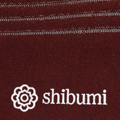 Knee Socks Shadow Stripes Burgundy Beige Wool