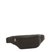 Cestello Marsupio Da Uomo In Pelle Invecchiata Colore Nero