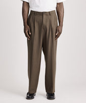 George Flannel Two Tuck Pant