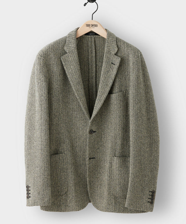 Italian Wool Herringbone Sport Coat