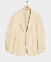 Italian Linen Silk Double Stripe Sport Coat