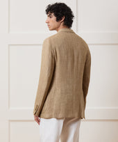 Italian Silk-Linen Herringbone Sport Coat