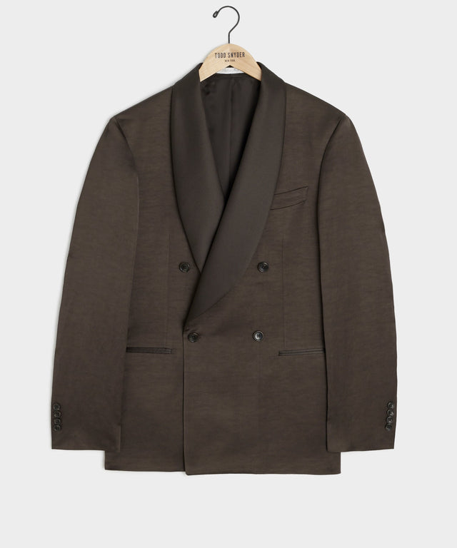Italian Double-Breasted Shawl Tuxedo Jacket