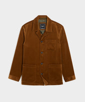 Italian Velvet Tailored Chore Coat