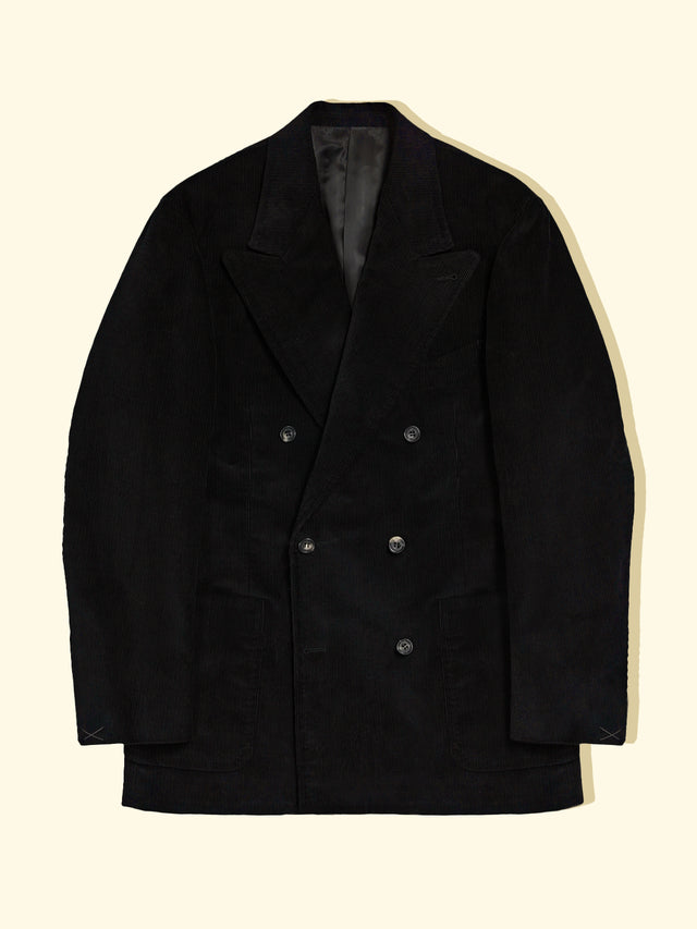 Cotton Corduroy Sport Jacket - Black — The Anthology