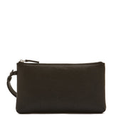 Oriuolo | Pochette da uomo in pelle invecchiata colore nero