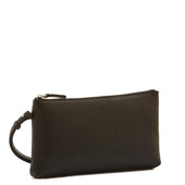 Oriuolo Pochette Da Uomo In Pelle Invecchiata Colore Nero
