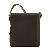 Brolio | Borsa a tracolla da uomo in pelle invecchiata colore nero