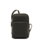 Duccio | Borsa a tracolla da uomo in pelle invecchiata colore nero
