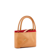Vagabonda Borsa Da Viaggio In Tessuto Colore Rosso Naturale