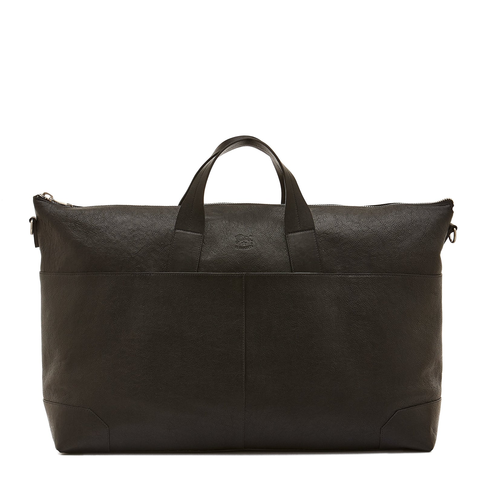 Galileo Borsa Da Viaggio Da Uomo In Pelle Invecchiata Colore Nero